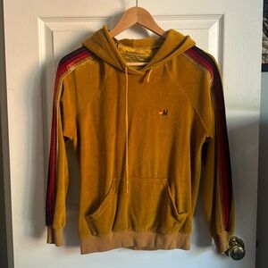 Aviator nation velour pullover hoodie